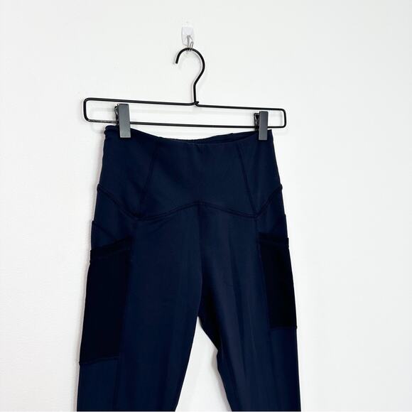 BuffBunny Athena High Rise Full Length Leggings Navy Blue Size Small - Picture 4 of 8